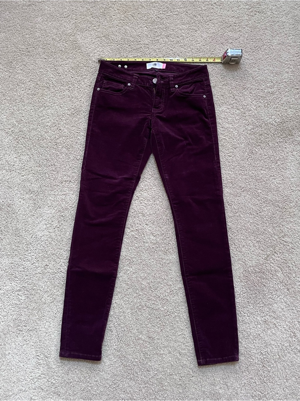CAbi Skinny Jeans in Deep plum